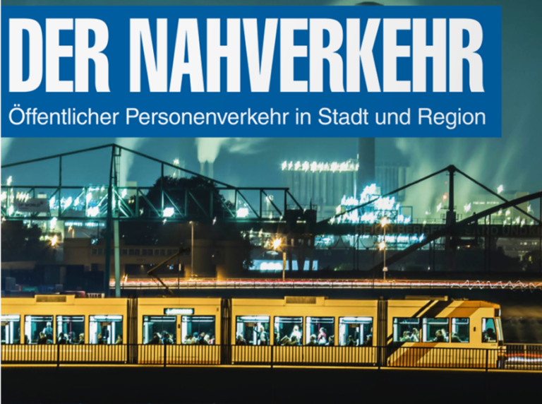 Der Nahverkehr front page example